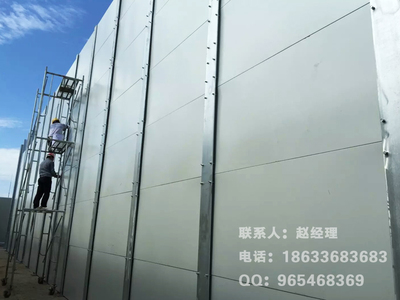 河南濮陽工廠聲屏障安裝工程