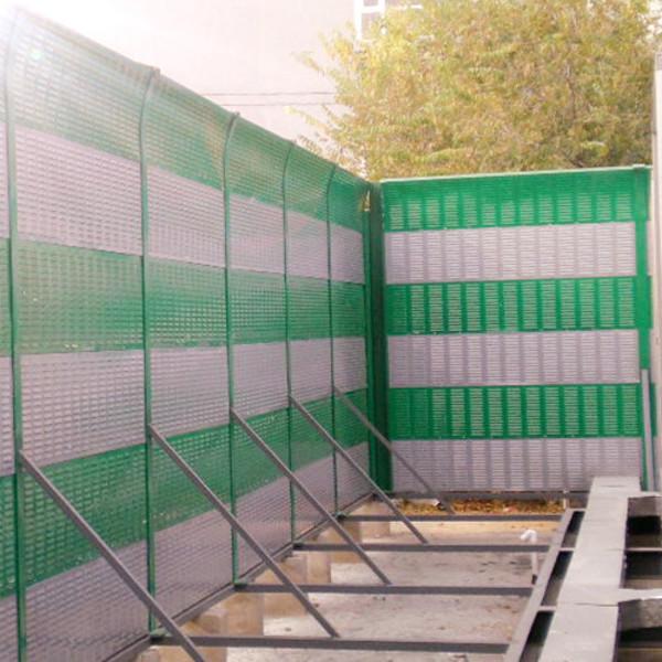 工地圍擋聲屏障 金屬聲屏障 直立型聲屏障 百葉孔聲屏障 金屬隔音墻